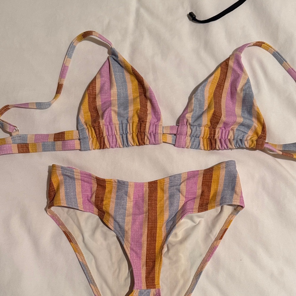 Montce Multicolor Striped Bikini